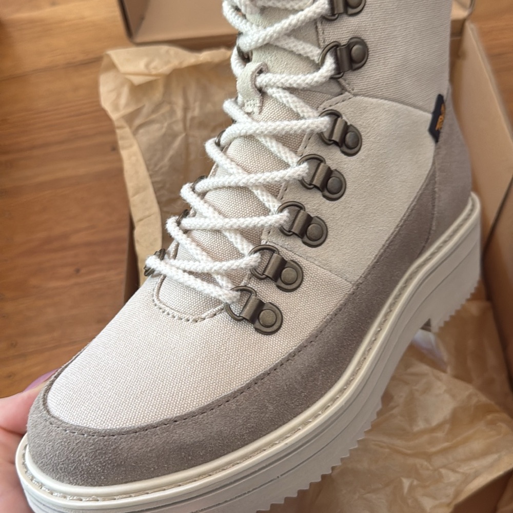 Teva midform patchwork Beige and Taupe Ankle Boots - Picture 4 of 4